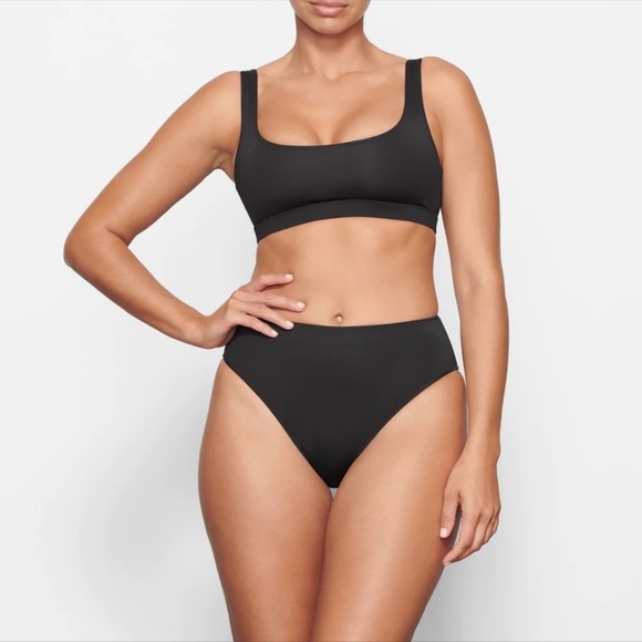 Skims swim mid waist bottom - size small - onyx - Picture 5 of 7
